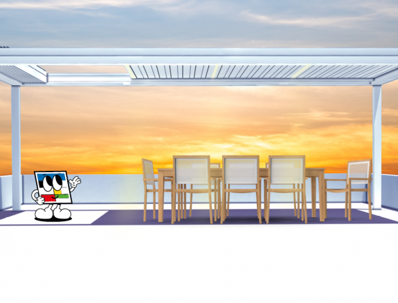 OPENR3, la nouvelle pergola rétractable Walter Stores