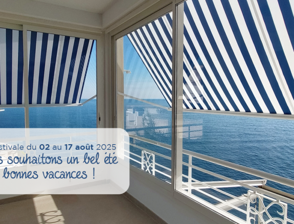 Fermeture estivale du 02 au 17 août 2025. Bonnes vacances